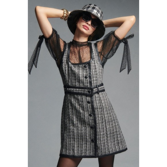 NWT Anthropologie Maeve Tweed Mini Dress, size 2 - Picture 2 of 4